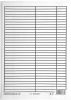 Podložka do sešitů A4 PVC - linka / linka