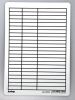 Podložka do sešitů A5 PVC - linka / čtvereček