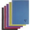 Blok kroužkový Clairefontaine Linicolor intesive A4 - linka / 90 listů / mix barev