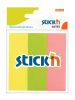 Samolepicí záložky Stick´n by Hopax - 25 x 76 mm / 3 x 50 lístků / neonové barvy