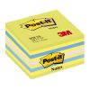 Samolepicí bločky Post-it kostky - zelená, žlutá, modrá, fialová / 450 lístků
