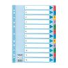 Rozdružovač A4 kartonový Esselte Mylar - barevný / 1 - 12