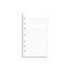 Náhradní vložka do diářů Filofax - osobní / papír linkovaný / 30 listů