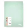 Desky A4 kroužkové Spoko ReLeaf Soft touch - mentolová