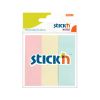 Samolepicí záložky Stick´n by Hopax - 25 x 76 mm / 3 x 50 lístků / pastelové barvy