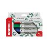 Popisovač Kores K-Marker Whiteboard ECO - sada 4 ks / kulatý hrot