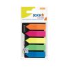 Samolepicí záložky Stick´n by Hopax plastové - 12 x 42 mm / 5 x 25 lístků / neonové šipky