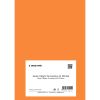 Barevný karton - A4 / 160 g / oranžová
