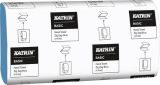 Papírové ručníky skládané Z-Z Basic Katrin modré / 1-vrstvé / 250 ks