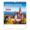 Kalendář nástěnný - Křížem krážem ČR / N173