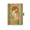 Diář Alfons Mucha - A5 / denní / zelená