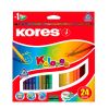 Pastelky Kores Kolores trojhranné / 24 barev