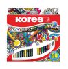 Pastelky Kores Mandalas trojhranné / 50 barev