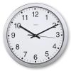 Nástěnné hodiny Hama Mallorca stříbrné / bílé prům. 30 cm