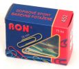 Dopisní spony RON barevné - 28 mm / 75 ks