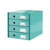 Zásuvkový box Leitz Click & Store - 4 zásuvky / ledově modrá