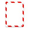 Kapsy Magneto bezpečnostní - A4 / červeno-bílá / 2 ks / samolepicí