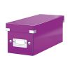 Krabice Leitz Click & Store - na CD / fialová