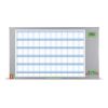Plánovací tabule PLUS - roční / 725 x 50 x 1178