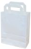 Tašky papírové kraft plochá ucha - 180 x 80 x 250 mm