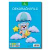 Dekorační filc 20 x 30 cm - pastelový mix