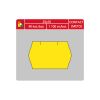Etikety do etiketovacích kleští - 25 x 16 mm Contact / žlutá
