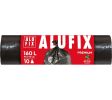 Pytle na odpad Alufix Profesional - 90x110cm / 160l / 45my / 10ks / černá