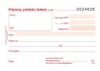 Příjmový pokladní doklad Baloušek A6 / číslovaný / 50 listů 1+1 / PT022