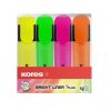 Zvýrazňovač Kores Bright Liner / sada 4 ks