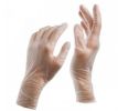 Ochranné rukavice vinylové nepudrované - rukavice M / 100 ks