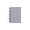 Blok kroužkový PASTELINi - A5 / linka / šedá