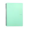 Blok kroužkový PASTELINi - A5 / linka / zelená