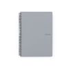 Blok kroužkový PASTELINi - A4 / linka / šedá