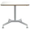 Výškově nastavitelný stůl Leitz Ergo – 80 x 60 cm / bílá