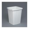 Odpadkový koš Durabin 90 l / bílá