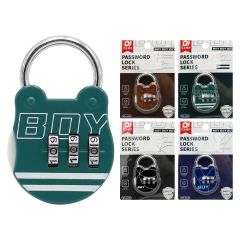 3místný zámek na kufr (mix motivů Boy)