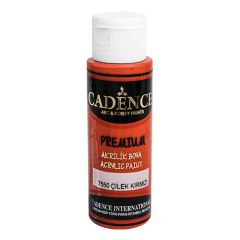 CADENCE  Akrylová barva CADENCE Premium, červená, 70 ml