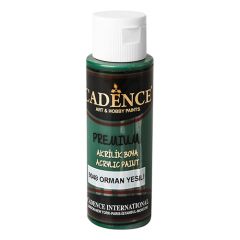 CADENCE  Akrylová barva CADENCE Premium, tm. zelená, 70 ml