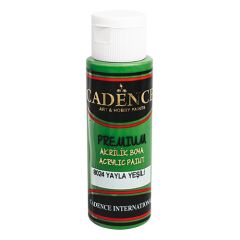 Akrylová barva CADENCE Premium, zelená, 70 ml