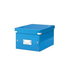 Archivační krabice CLICK&STORE, A5, lakový lesk, modrá