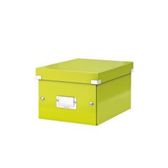 Archivační krabice CLICK&STORE, A5, lakový lesk, zelená