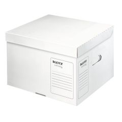 Archivní kontejner, velikost M, recyklovaný karton, LEITZ Infinity, bílý