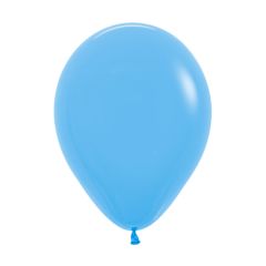 LUKY  Balón Solid 25 cm, světle modrý /100ks/