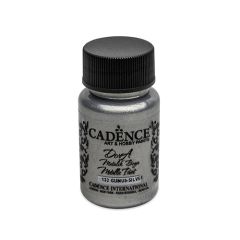 CADENCE  Barva akrylová Cadence D. Metalic, stříbrná, 50 ml