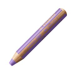 Stabilo  Barvička, vodovka a voskovka - STABILO woody 3 v 1 - pastelová fialová