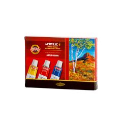 Barvy akrylové 6 barev x 16 ml