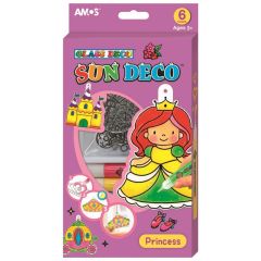 Barvy na sklo sada 6 barev 10,5 ml + 6 sklíček - Princezné