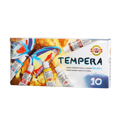 Koh-i-noor  Barvy temperové 10 barev x 16 ml