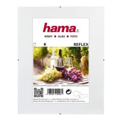 Bezrámový držák obrazu Hama Clip-Fix, normální sklo, 21x29,7 cm (formát A4)