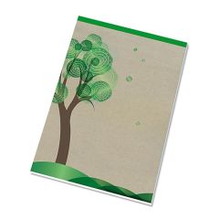 papírny Brno  Blok A4 pozn. EKO 50l. šitý - čtyř čtverečkovaný / 50 listů